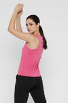 Zelocity Quick Dry Contour Tank Top - Pink Yarrow — thumbnail 5